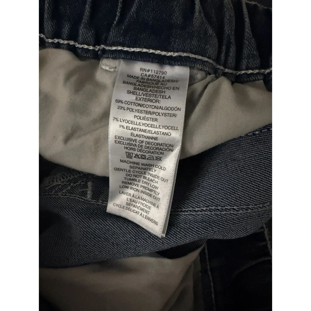 True Religion Vinny Carpenter Jeans Mens 34 Ultra Baggy Drawstring Wide Leg Y2K